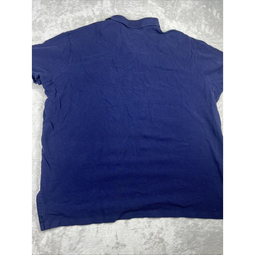 Ralph Lauren Polo Big Pony #3 Blue Polo Shirt Custom Fit XXL